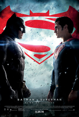 movie poster for batman vs. superman