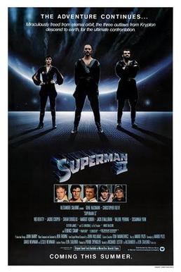 movie poster for superman II