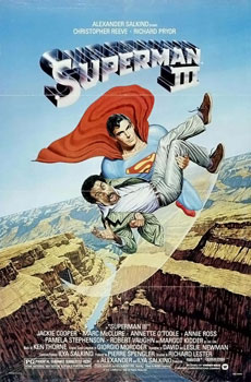 movie poster for superman III