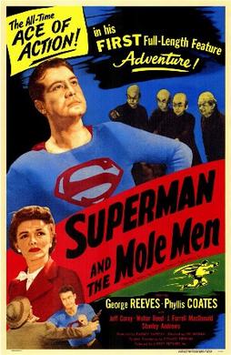 movie poster for superman & the mole man